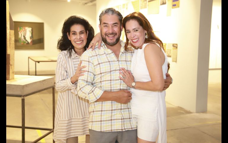 Pepis López, Antonio Soto y Sandy López. GENTE BIEN JALISCO/ Antonio Martínez