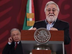 El lunes pasado, Alejandro Encinas hizo su última aparición pública antes de contagiarse de COVID. SUN/ARCHIVO