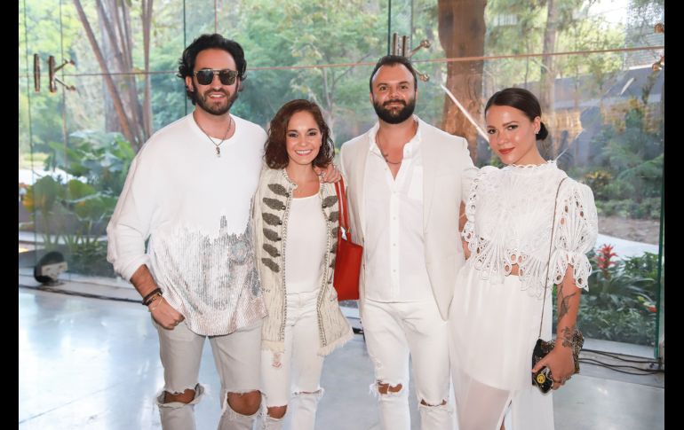 Salvador Arreola, Sofía Maciel, Eduardo Venegas y Daluma da Silva. GENTE BIEN JALISCO/Antonio Martínez