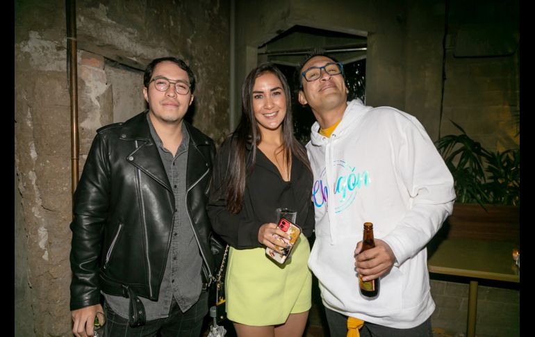 Alberto Manríquez, Samantha Beltrán y Víctor Hugo Magaña. GENTE BIEN JALISCO/Jorge Soltero
