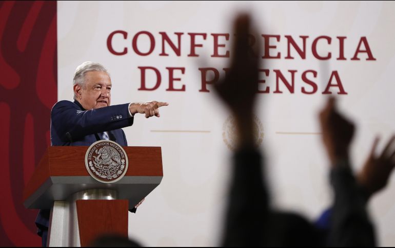 En la conferencia mañanera el Presidente acusó que tras el asesinato de los dos sacerdotes jesuitas se suscitó una campaña en contra de su gobierno. EFE/J. Méndez