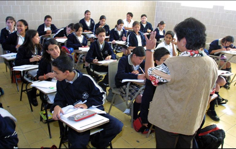 Detallan que desde que comenzó el ciclo se han hecho evaluaciones a los alumnos no solo académicas, sino también socioemocionales. EL INFORMADOR/ARCHIVO