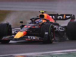 Sergio Pérez, en el circuito de Silverstone. EFE / C. Bruna