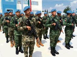 La compañía de ingenieros tiene una formación flexible en la que confluyen militares, marinos y guardias nacionales. SUN