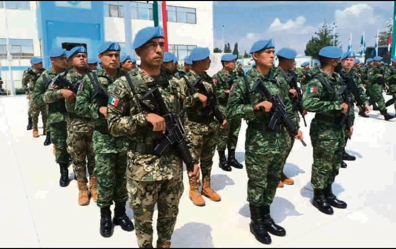 La compañía de ingenieros tiene una formación flexible en la que confluyen militares, marinos y guardias nacionales. SUN