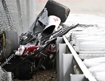 Así fue el aparatoso accidente que protagonizó el piloto de Alfa Romeo (VIDEO)