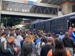 El Ministerio Público inicia una investigación luego de lo ocurrido esta mañana de lunes entre las estaciones Xola y Villa de Cortés de la Línea 2. SUN / V. Rosas