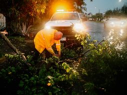La lluvia se registró la tarde de ayer domingo y dejó varios daños en colonias de la ZMG. EL INFORMADOR / G. Gallo