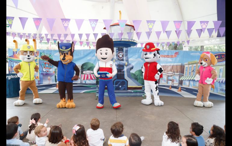 Personajes de Paw Patrol. GENTE BIEN JALISCO/ Claudio Jimeno