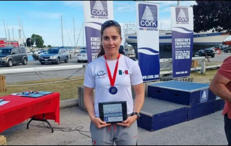 ELENA OETLING. La tapatía había ganado la prueba de láser radial y fue segundo lugar general de todo el Campeonato Norteamericano. Se dijo satisfecha por su resultado, pero exige respeto. ESPECIAL