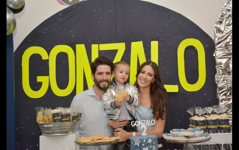 Gonzalo Leaño, Gonzalo Leaño Olson y Sofía Olson. GENTE BIEN JALISCO/Marifer Rached
