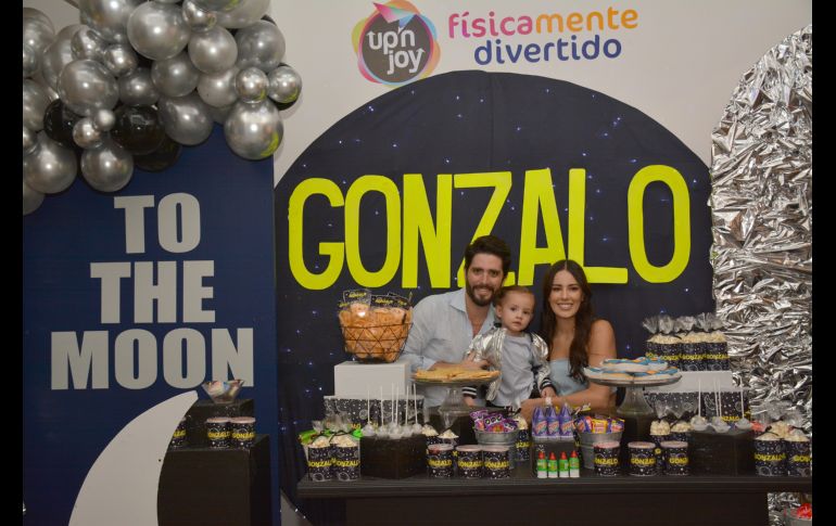 Gonzalo Leaño, Gonzalo Leaño Olson y Sofía Olson. GENTE BIEN JALISCO/Marifer Rached