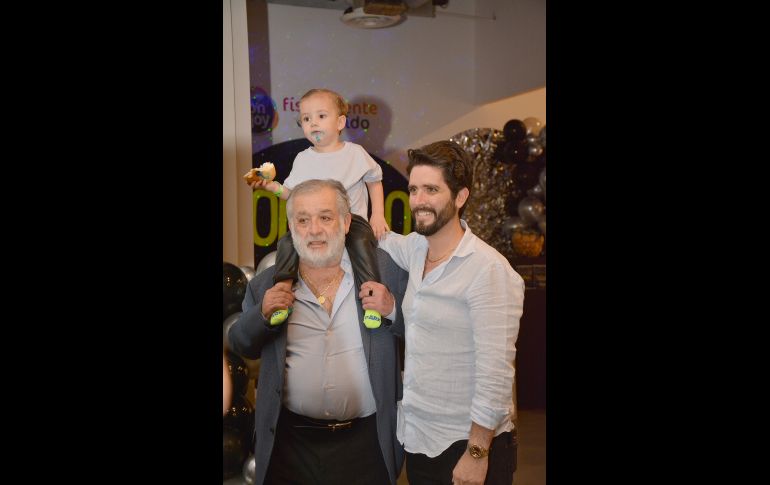 Gonzalo Leaño Olson, Gonzalo Leaño y Gonzalo Leaño Aceves. GENTE BIEN JALISCO/Marifer Rached
