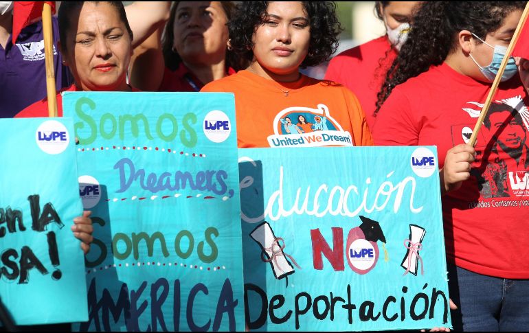 Daca fue lanzada para proteger a estas personas contra la deportación y permitirles trabajar. AP/D.Lopez