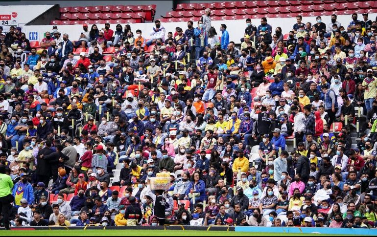 12 mil aficionados del América se dieron cita en el Estadio Azteca. IMAGO7