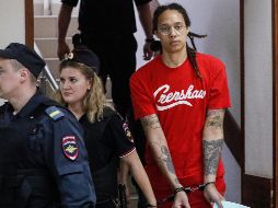 Brittney Griner admitió todos los cargos, aunque señaló que no tenía la intención de cometer un delito. EFE / Y. Kochetkov