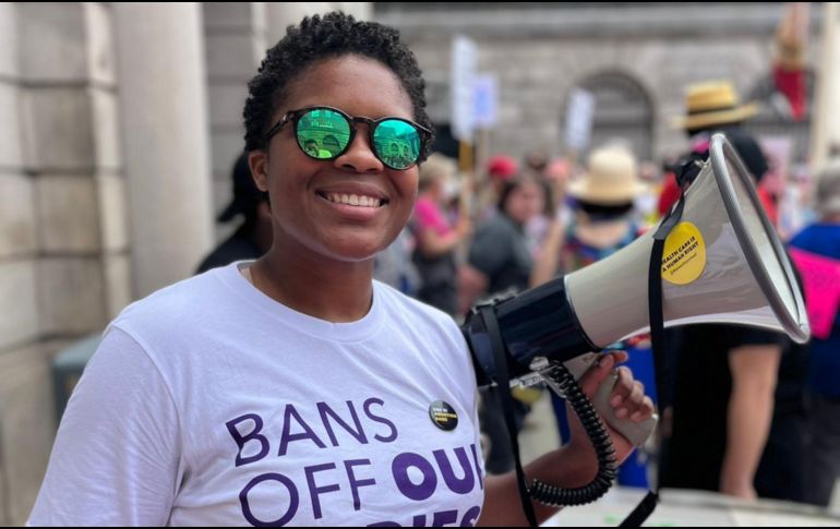 Tiara Mack quien tiene 28 años generó tremenda polémica en redes sociales . TWITTER/@MackDistrict6