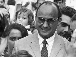 En el sexenio de Gustazo Díaz Ordaz, Luis Echeverría Álvarez fungió como secretario de Gobernación. EL INFORMADOR / ARCHIVO