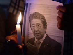 Según la policía, el sospechoso dijo sentir rencor contra una organización con la que creía que el ex primer ministro Shinzo Abe tenía una conexión. AFP / S. Panthaky