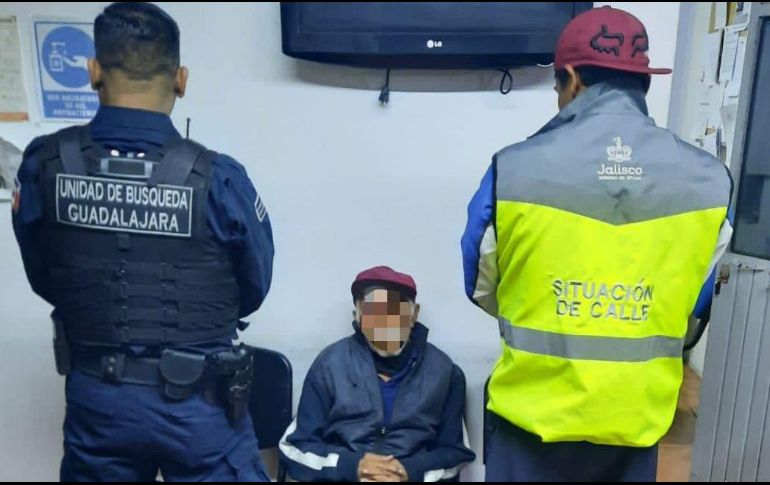 El hombre de la tercera edad localizado por la Policía de Zapopan es originario de Uruapan Michoacán. ESPECIAL