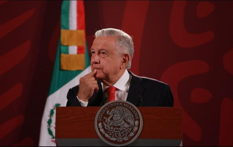 López Obrador dijo que su mensaje en redes tras la muerte de Echeverría el fin de semana es un  asunto institucional. SUN / I. Rodríguez