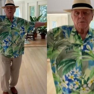 Anthony Hopkins baila "La pollera colora" y se vuelve viral