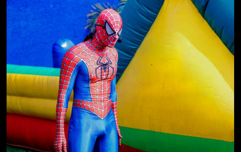 Show interactivo de Spiderman. GENTE BIEN JALISCO/ Claudio Jimeno