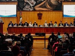 La ceremonia tuvo lugar en el Paraninfo Enrique Díaz de León, de la Universidad de Guadalajara. EL INFORMADOR/G. Gallo