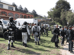 La balacera comenzó alrededor de las 15: 00 horas en la carretera México-Cuernavaca con un saldo de 14 detenidos y 2 agentes heridos. EFE