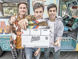 Los protagonistas, Michael Ronda, Jorge Blanco y Lalo Brito forman una familia tan divertida como disfuncional. ESPECIAL