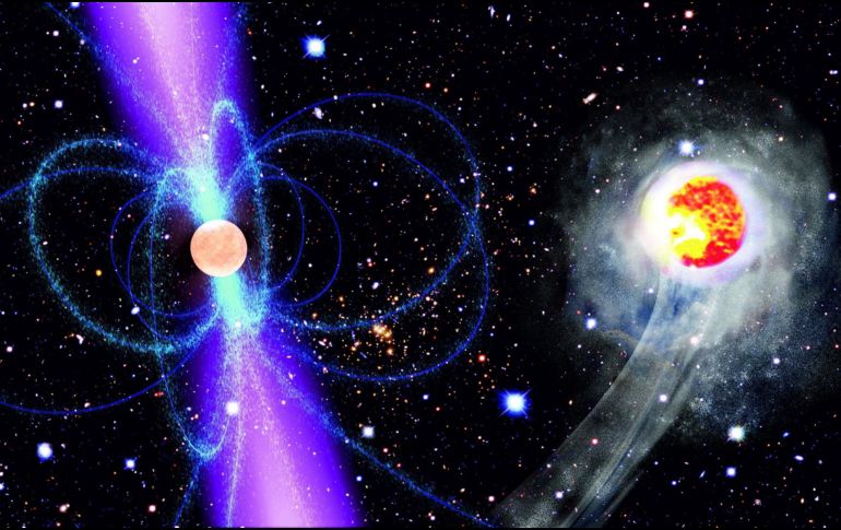 Se podría iniciar la cuenta del tiempo desde el momento en que un púlsar elegido de antemano alcanzó el centro de masa del sistema solar. EFE/Archivo