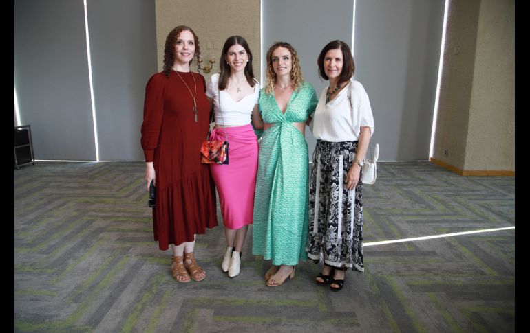 Paty Ochoa, Natalia Sánchez, Susana García y Ceci Ochoa. GENTE BIEN JALISCO/ Antonio Martínez