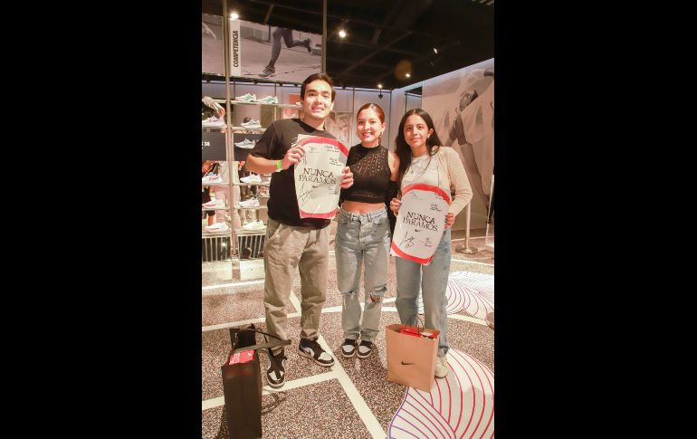 Kenet Orozco, Daniela Míreles y Paola Domínguez. GENTE BIEN JALISCO/ Tony Martínez