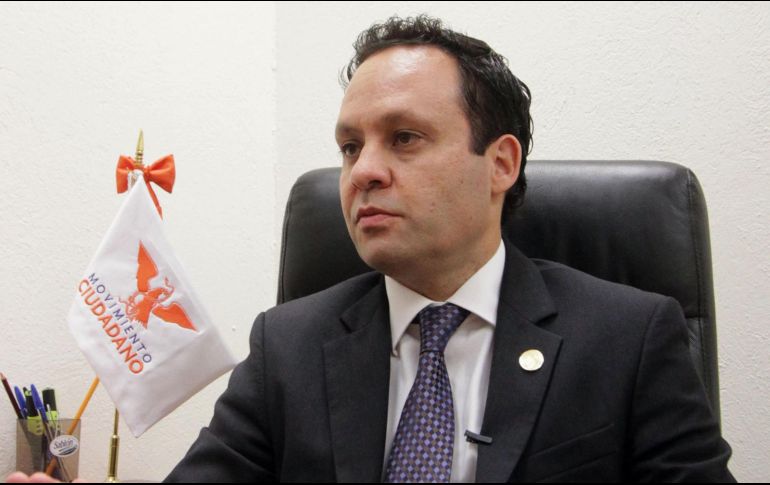 El senador Clemente Castañeda, coordinador del Grupo Parlamentario de Movimiento Ciudadano.EL INFORMADOR/ ARCHIVO