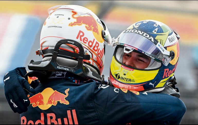 Max Verstappen y Sergio 