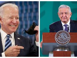 Biden se mostró conciliador, señalando que “vemos a México como un socio en igualdad”, y desestimó las diferencias de opinión con López Obrador. ESPECIAL