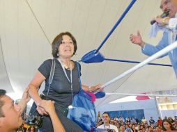 Gran parte del trabajo de Lourdes Grobet estuvo enfocado en retratar la lucha libre. EL INFORMADOR