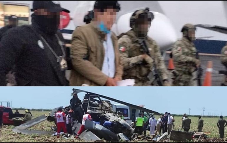 Ayer viernes 15 de julio fue detenido Caro Quintero y también se cayó un helicóptero de la Marina, hecho que dejó 14 muertos. ESPECIAL