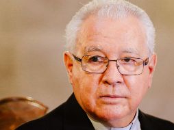 Francisco Robles Ortega ofreció una conferencia de prensa después de su misa. EL INFORMADOR/G. GALLO