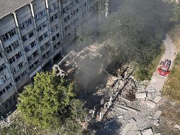 Los bombardeos afectaron instalaciones privadas, militares y puntos civiles en la ciudad de Mykolaiv. EFE