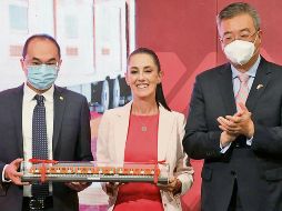 El día de ayer salió de China el primer tren de la Línea 1 del Metro. ESPECIAL