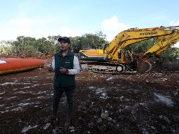 El encargado del Tren Maya dijo que aún no se resuelven los amparos interpuestos contra este tramo. EFE / ARCHIVO