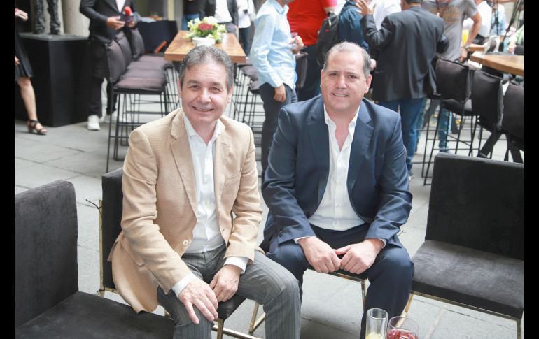 Gustavo Staufert y Arturo Gálvez. GENTE BIEN JALSCO/Antonio Martínez