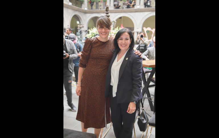 Andréa Blanco y Olimpia Cabral. GENTE BIEN JALSCO/Antonio Martínez