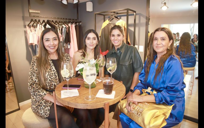 Nydia Páez, Edlin Higareda, Anabel Hurtado y Esmeralda González. GENTE BIEN JALISCO/Antonio Martínez