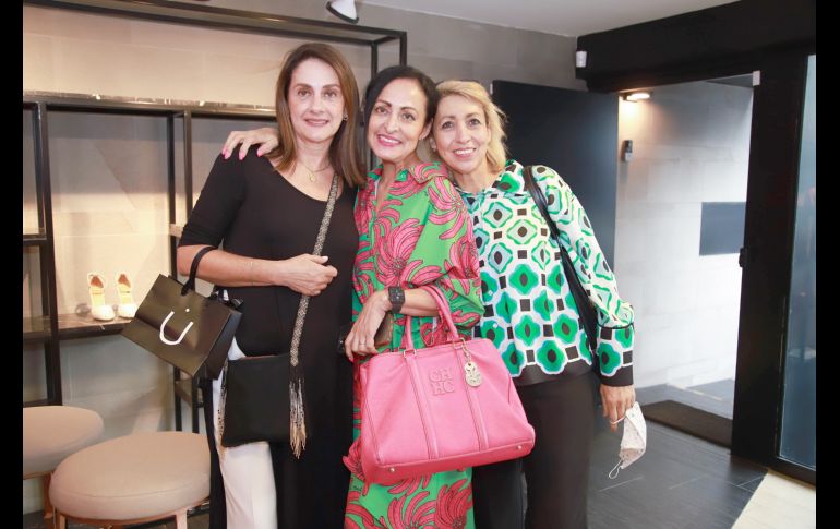Beatriz Frangie, Miriam Alcia Altamirano y Patricia de Izaguirre. GENTE BIEN JALISCO/Antonio Martínez