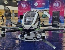 El drone de pasajeros ya se utiliza en varios países como medio de transporte para diversas corporaciones. EL INFORMADOR/J. Velazco