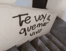 Luz Raquel Padilla ya había denunciado en sus redes sociales que recibía amenazas en su contra pintadas en las paredes del lugar en el que vivía. TWITTER / @GutirrezPadilla