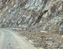 Continúan trabajando en la estabilización de los taludes, con el fin de evitar futuros derrumbes y garantizar la seguridad los usuarios. ESPECIAL