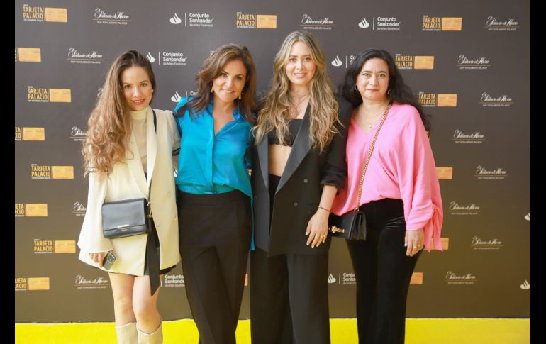 Ana Victoria Ceja, Dolores Tapia, Christianne Sandoval y Claudia Elizondo. GENTE BIEN JALISCO/Antonio Martínez